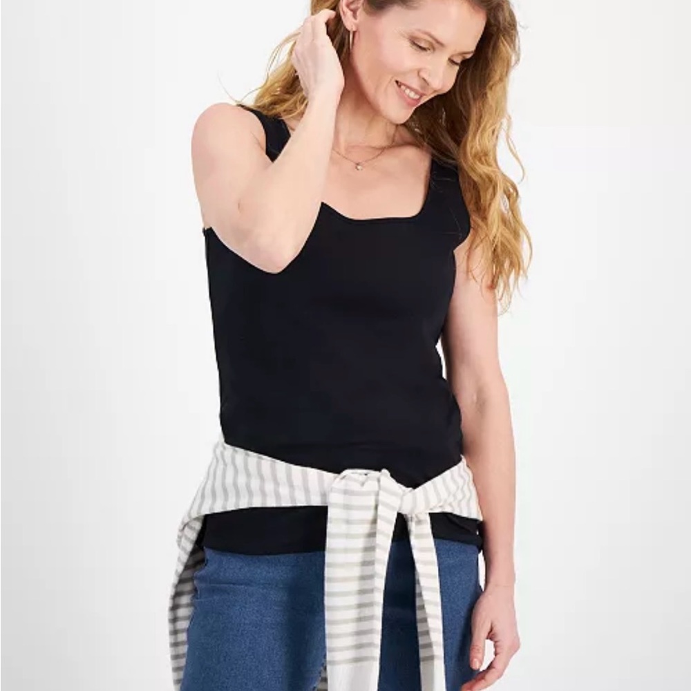 Style & Co. Square Tank Tops